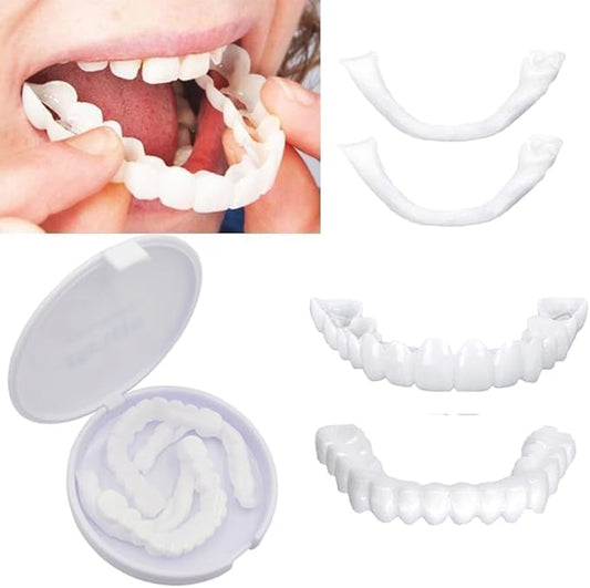 Instant and Confident on Smile Fit Flex Cosmetic Teeth Denture Teeth