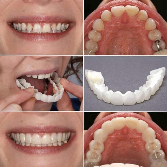 Instant and Confident on Smile Fit Flex Cosmetic Teeth Denture Teeth