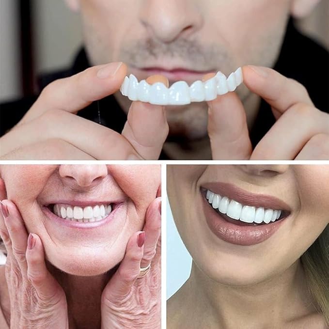 Instant and Confident on Smile Fit Flex Cosmetic Teeth Denture Teeth